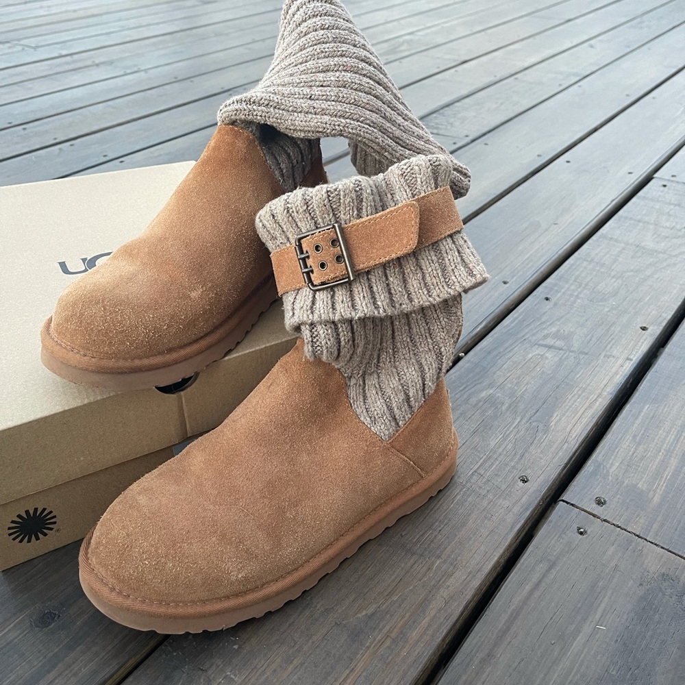 Cambridge style Ugg’s Chestnut size 8